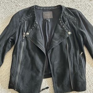PAIGE suede black jacket, size small, perfect condition, worn twice